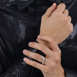 【MADE】 Men's open coil ring glossy