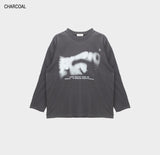 ブラー長袖Tシャツ