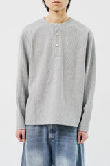 Pis Henley Neck Top (3color)