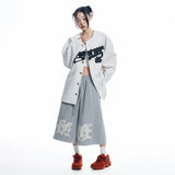 ENOE Patch Sweat Bermuda Pants - GREY