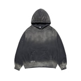 25FW ディストレスフーディー ブラック