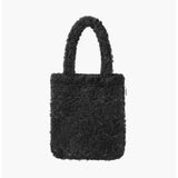 SEE-THROUGH TULLE SHOULDER BAG  (Black)