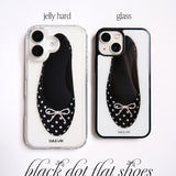 [jellyhard] black dot shoes case 