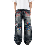 H1 Baggy Biker - Space Grey - Celana Jeans