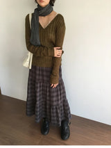 Double Ribbed Two-Way Cardigan (4color)