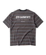 LB Stripe Simple Logo Washed Tee (Charcoal)