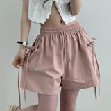 Tigo banding ribbon cargo wide short pants