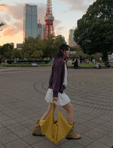 SUEDE BAGUETTE BAG (2C)