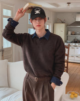 Lido Wool V-neck Crop Knit