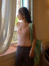 [Ofom] DEEP LACE SLEEVELESS