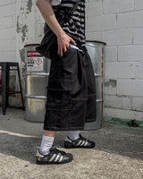 Circular Belt Stitch Cargo Bermuda