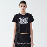 DISNEY 101 DALMATIAN DOG CROP TOP_WHITE