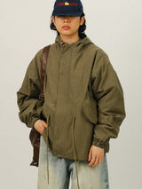 DE Hood Short Fishtail Parka