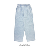 ASCLO Vel Linen Wide Denim Pants (2color)