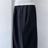 Pressed-Crease Wide-Leg Trousers
