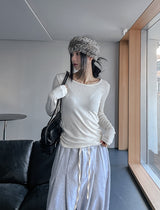 [U-BASIC] Riato Brushed Uneck Long Sleeve
