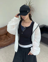 Olte Button Ribbed Sleeveless
