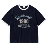 チェッカー アーチ ロゴ リンガー Tシャツ(3color)