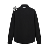 13DE MARZO Friends Hangout Waffle Check Shirt