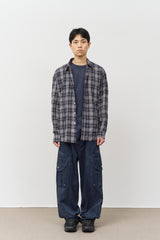 Rounding Dyeing Cargo Pants (2color)