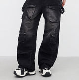 Ibian pocket strap pants