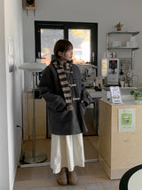 Molcon Pom Pom Dot Knit Muffler