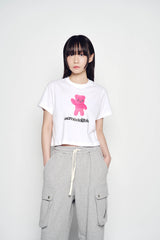 25SS オーバーサイズカーゴジョガーパンツ メランジ