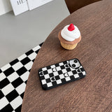 ハートチェッカーボードエポキシバンパーケース