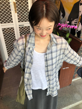 キントチェックシャツ