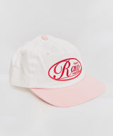 ロゴ ツートーン フラット バイザーキャップ Pink