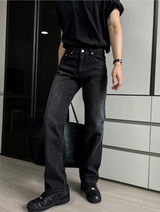 Straight Matte Black Denim