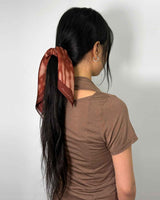 Haze Motif Mini Scarf 45 _ RED