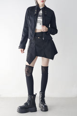 Nessie Strap Biker Jacket