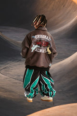 FUTURE SPORTY SUPER WIDE JOGGER PANTS BLACK