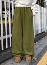 コージーワイド2WAYウォームスウェットパンツ (3color)
