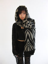  Zebra muffler (2color)