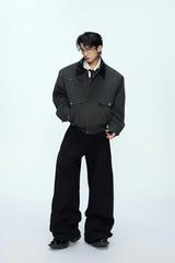 Colorblock Utility Pocket Zip Jacket