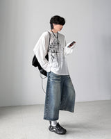 Lopian Cat Bermuda Denim
