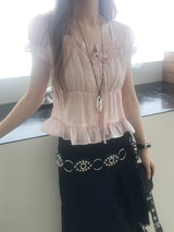 Blooming blouse (short sleeves ver.)