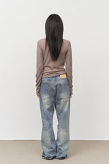 Doz Flare Washed Denim