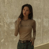 (W) Lettering span long sleeve