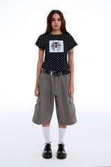 Polka Dot Spider Tee [Black]