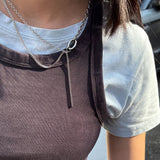 チェーンドロップネックレス
