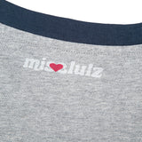 Future Friend Slim Fit T-Shirt Melange grey