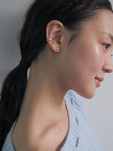 [925 Silver] グレインピアス (シルバー)