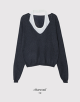 #RB ホルターネックレイヤードルーズニット (5color)