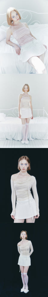エコープリーツスカート (SS ver.) ホワイト