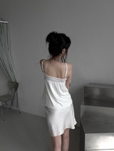 soft v-neck flow cami top (3color)