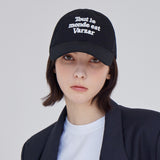 TMV Lettering Ball Cap / Twill Black