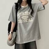 クリアリー カラーリング ボクシーフィット半袖Tシャツ